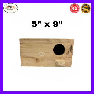 Bird Wooden Nest Box House Nesting Breeding Home House Palochina Material for Birds Finches Parakeet African Cockatiel