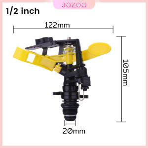 Jozoo 360 Degree Automatic Rotation Sprinkler Adjustable Rocker Arm Nozzle Garden Agricultural Irrigation