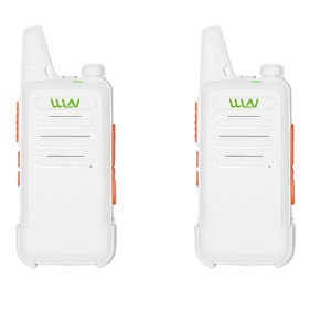 COD WLN KD-C1 Set of 2 5W 1500mAh UHF 400-470MHz Walkie Talkie Professional C1 Two Way Radio Type-C Charging VOX 16 Channels Mini Pocket Size Radio