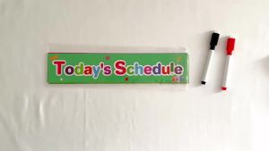 Childrens Schedule Planner for Toddlers DIY Visual Schedule Classroom Arrangement Decoration