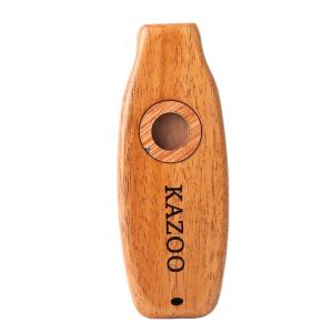 COSTA Wooden Wooden Kazoo With Lanyards Instruments Lightweight Accompaniment Kazoo Music Accompaniment Learn Easily Musical Instruments Flutes Music Gift