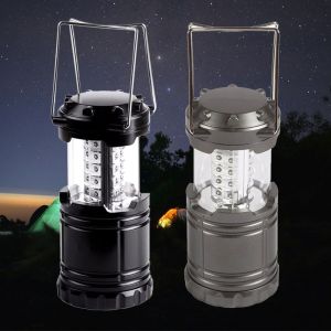 MILDGLOW Waterproof Tent Lamp Powerful LED Solar Powered Emergency Light Multifunctional Stretch Hang Portable Lantern Camping