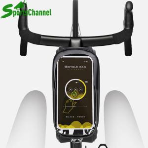 1L Đầu Sườn trước khung vỏ cứng chống nước khung Trước Xe Đạp Túi tàu sân bay gói với lỗ cắm tai nghe loại phản chiếu thiết bị xe đạp