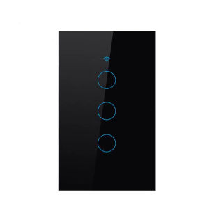 Smart WiFi Touch Wall Switch 1 2 3 Gang RF433 Remote Control Light Switch No Neutral Wire Required for Home Automation