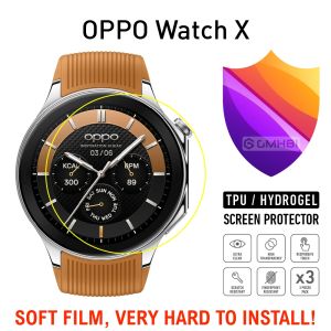 3 pieces Oppo Watch S X X2 mini Nano TPU Hydrogel Film Shock Absorption Screen Protector Guard