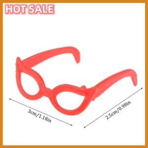 🔥🔥🔥dingdaocunz 20Pcs Doll Glasses Dollhouse Miniature Colourful Glasses Eyewear Cool Eyeglasses Doll Decor Accessories Toy
