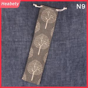 Heabety 1pcs tái sử dụng rơm Pouch túi cho kim loại rơm dao kéo đầy màu sắc du lịch cắm trại đũa muỗng nĩa dao lưu trữ túi container