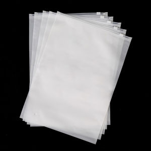 50Pcs Clothes Packaging Bags Frosted Zipper Packaging Bags for Clothing Packaging Shipping