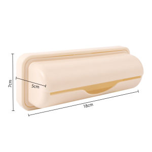 [XinNgo.] Garbage Bag Storage Kitchen Wall-mounted Punch-free Plastic Bag Storage  Grocery Bag Holder