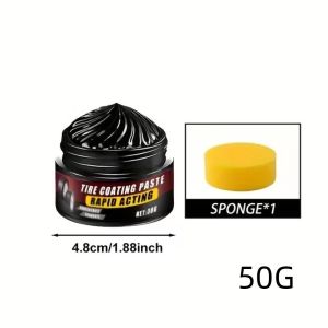 MIRELAE Bảo vệ khỏi tia cực tím Kem sửa chữa vết xước nội thất ô tô Với Sponge Dụng cụ xóa vết xước Phục hồi độ bóng lốp xe Cao cấp Bền lâu Công cụ phục hồi Trim Nội thất ô tô