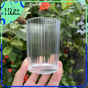 Hộp 6 Ly Thủy Tinh Uống Trà Đá Cafe Nước Ép Ống Sọc Suông 300ML DIAMONDS (DM335-3)