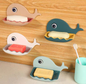 Khay Để Xà Phòng Nhà Tắm Hình Chiếc Lá Có Đế Đỡ Kèm Nút Hít Chân Không Và Khe Thoát Nước - Kệ Xà Bông Để Đồ Đa Dạng Kiểu Dáng - Giá Để Xà Bông Miếng Rửa Chén Kiểu Mới - Khay Xà Phòng