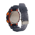 Original G Shock (GA-110LS-1AER) Watch Grey Orange Resin Band Watch. 