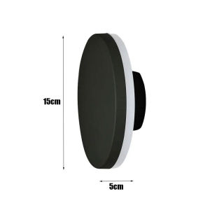 Creative Circular Led Outdoor Waterproof Modern Minimalist Courtyard Villa Garden Wall Light