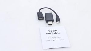 【24H】Carplay Adapter Android Auto Wireless Adapt Mini Wired to Wireless 2 in 1 AI 5G Wif & Bluetooth Plug and Play