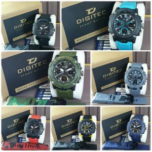 Promo Terbaru Jam Tangan Pria Digitec Original Tahan Air Bonus Tali