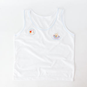 เสื้อกล้ามเด็กหญิงเสื้อซับในเด็กหญิง ปักการ์ตูนน่ารักสดใสสมวัย แบบยาว ราคาคุ้มค่าสุดๆ