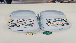 Sticker 2D Charm jibbitz gắn dép sục mẫu C40 pickleball