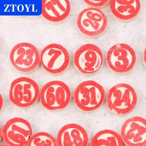 [COD]🔥🔥🔥ZTOYL 90pcs Deluxe Wooden Replacement Plates For Exciting Bingo Lotto Numbers Game - Ideal Gaming Gift For Friends And Family