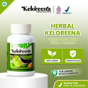Keloreena Original 100% - Ekstrak Moringa Oleifera Sudah BPOM isi 50 kapsul