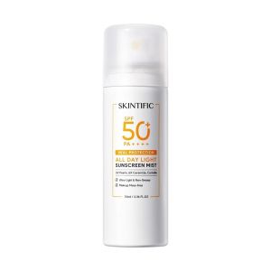 SKINTIFIC Sunscreen Series || 5X Ceramide Serum Sunscreen SPF50 PA++++ || All Day Light Sunscreen Mist || Outdoor Sunscreen Spray || Aqua Light Daily Sunscreen