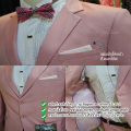YDfashion Shop สูทผู้ชาย สูทสีชมพู สีชมพูพาสเทล แยกขายเฉพาะชิ้นได้ค่ะ งานตัดซับในทั้งตัว ชุดสูททรงเข้ารูป กางเกงทรงโมเดริน์ขากระบอกเล็ก ไม่พองใหญ่ พร้อมจัดส่งทันที. 