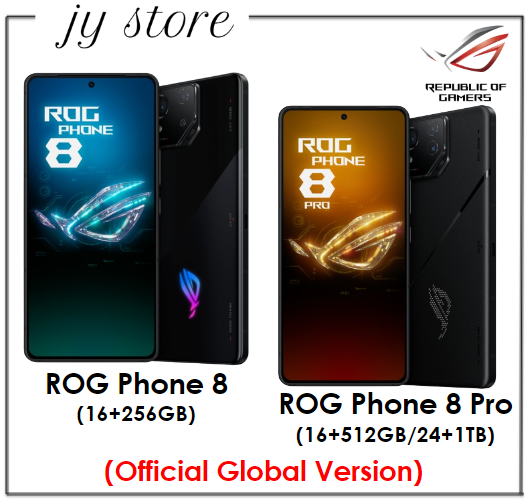 ☆新品☆ ASUS ROG Phone 8 12GB 256GB グローバル版 ROG PHONE 8 12G 256G グレー色 グローバルROM版 日本語対応＋