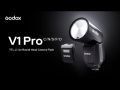 GODOX ORIGINAL V1 PRO V1PRO TTL LI-ON ROUND HEAD CAMERA FLASH & LED. 