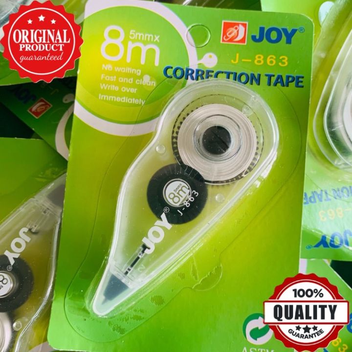 Joy Correction Tape N0. J863 (8 meters X 5mm) Sold per piece Lazada PH