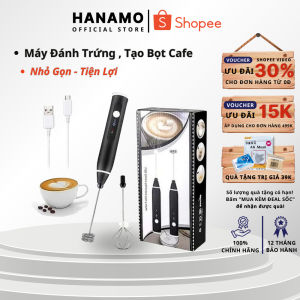 Máy Đánh Trứng Sokany Tạo Bọt CaFFe Milk Frother 3 Tốc Độ Loại Sạc Điện