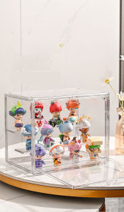 กล่องโมเดล baby three กล่องอะครีลิคใส ถอดออกได้และประกอบได้ labubu Macaron กล่องโชว์ตุ๊กตา popmart pset Duck