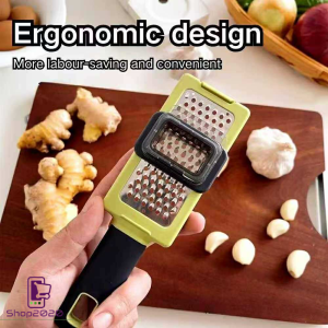 1pc Garlic Crusher With Handle TPR ABS Portable Cheese Grater Kitchen Supplies Tools