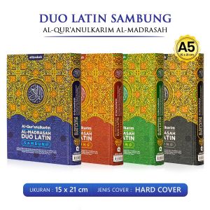 Al Quran Al Madrasah Duo Latin Sambung - Al Quran Hafalan - Al Quran Terjemah - Al Quran Tajwid Warna - Al Quran Al Qosbah A5
