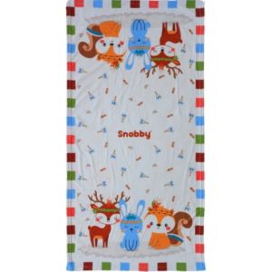 Handuk Bayi Dialogue / Omiland Microfiber Print 60x120cm Daya Serap Tinggi