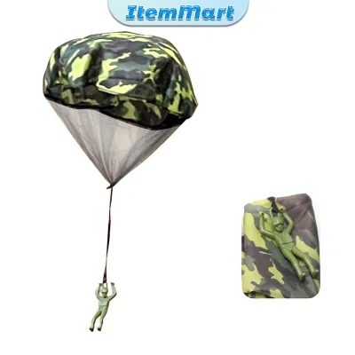ItemMart Hand Throwing Parachute Kids Toy 48cm x 43cm ABS Polyester Fabric Educational & Easy to Use Outdoor Activities for 6 years and above