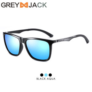 Grey Jack Kacamata Sunglasses Polarized Anti Silau UV400 Bahan Alumunium Magnesium Model Kotak Fashion Pria dan Wanita 536