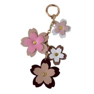 Stylish Flower Keychain Bag Pendant Car Keyring Mobile Phone Charm Unique Hanging Pendant for Matching Key and Bag