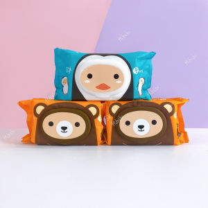 Combo 6 Gói Khăn Ướt Agi 100 Tờ cho bé Không Hương an toàn