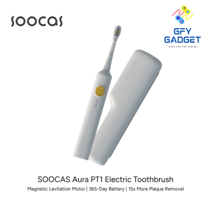 [LOCAL STOCKS] SOOCAS Aura PT1 Electric Toothbrush | Magnetic Levitation Motor | 5 Modes | 365-Day Battery