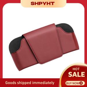 SHPYHT✨ Magnetic Car Sunglasses Holder Case Universal Auto Sun Visor Glasses Box Clip Sunglasses Holder Fastener Eyeglasses Storage