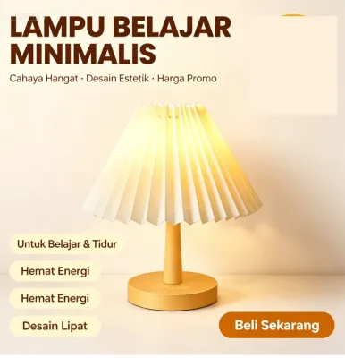 Lampu Hias meja Ruang Tamu Lampu TIdur Lampu Meja Nordic Modern Night Lighting Tablet Lampu in Living room lampu meja hias lampu malam//Lampu Tidur Aesthetic /Lampu Meja Vintage Classic Motif Kayu/Lampu Meja Minimalis Lampu Tidur Meja Korean retro pleate