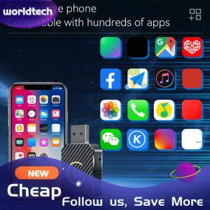 Bluetooth CarPlay AI Box - Wireless Adapter for Android Auto and Carplay with Easy Installation