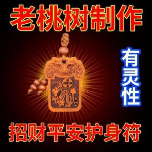 已开光 招财【平安护身符】龙年十二生肖老桃木车钥匙扣保平安汽车饰品小礼物 Fortune [Peace Amulet] Dragon Year 12 Zodiac Old Peach Car Key Chain Safe Car Jewelry Small Gift