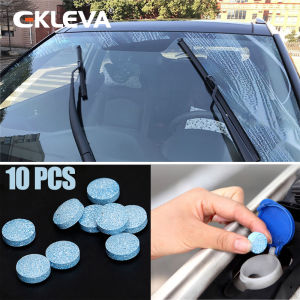 EKLEVA 10pcs Car Solid Wiper Fine Seminoma Wiper Auto Window Cleaning Effervescent tablet Windshield Glass Cleaner