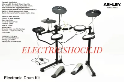 DRUM ELECTRICK ASHLEY SD 512 / DRUM ELEKTRIK ASHLEY SD512 ORIGINAL