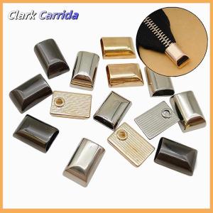 [Clark Carrida] 10pcs kim loại dây kéo Stopper dây kéo đuôi Clip dừng ĐUÔI CẮM đầu với vít DIY may da phần cứng thủ công