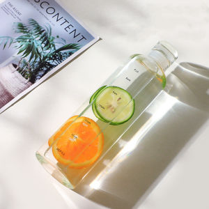 500/750ml Ins Water Bottle Tumbler Scale Cup Daily Water Jug Leak Proof Plastic Cup Drinking Water Tumbler