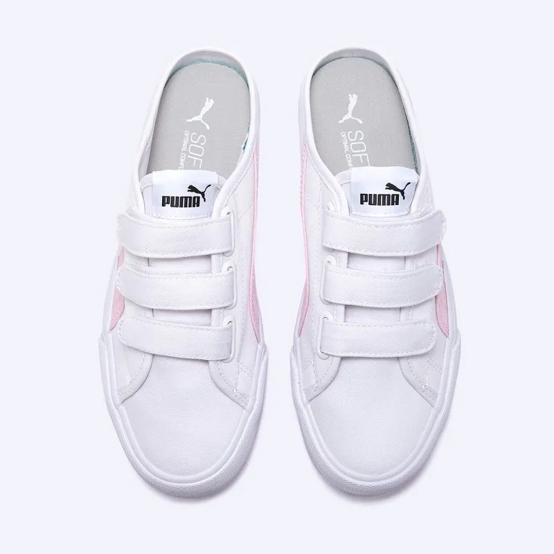 [PUMA] Bari Mule Velcro Pink / 39428903 送料込 WMNS) PUMA Bari Mule Velcro 'White Pink' 394289-03