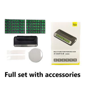 Multi-Function Car Temporary Parking Plate with Window Breaker | Universal | Window Breaker | Lighting Function