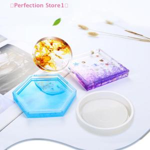 🎀Perfection Store1🎀 Coaster Resin Silicone Cup Mat Pad Mold Jewelry Making Epoxy Mould Tool Craft